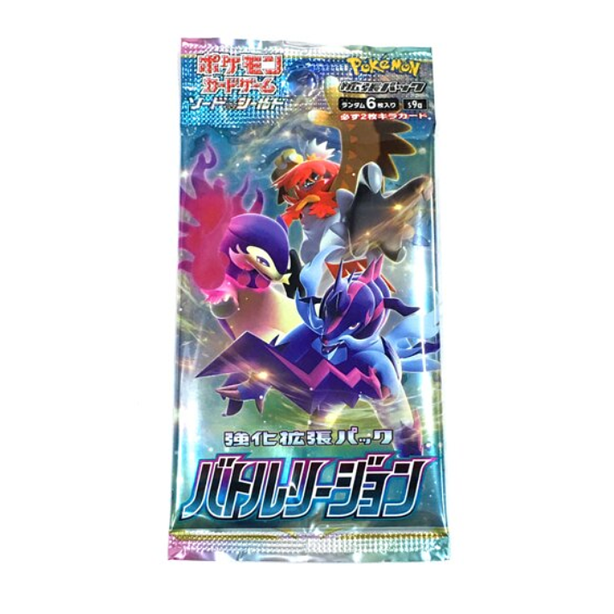 Pachet 6 Cartonase Pokemon Battle Region (S9a, Import Japonia)