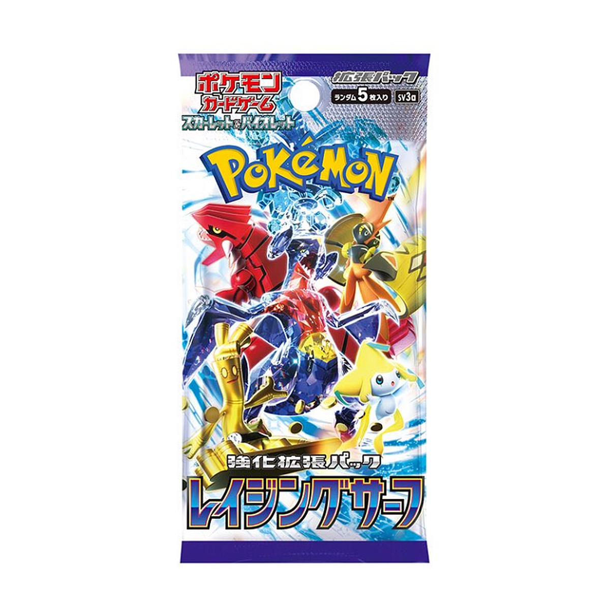Pachet 5 Cartonase Pokemon Raging Surf (SV3a, Import Japonia)