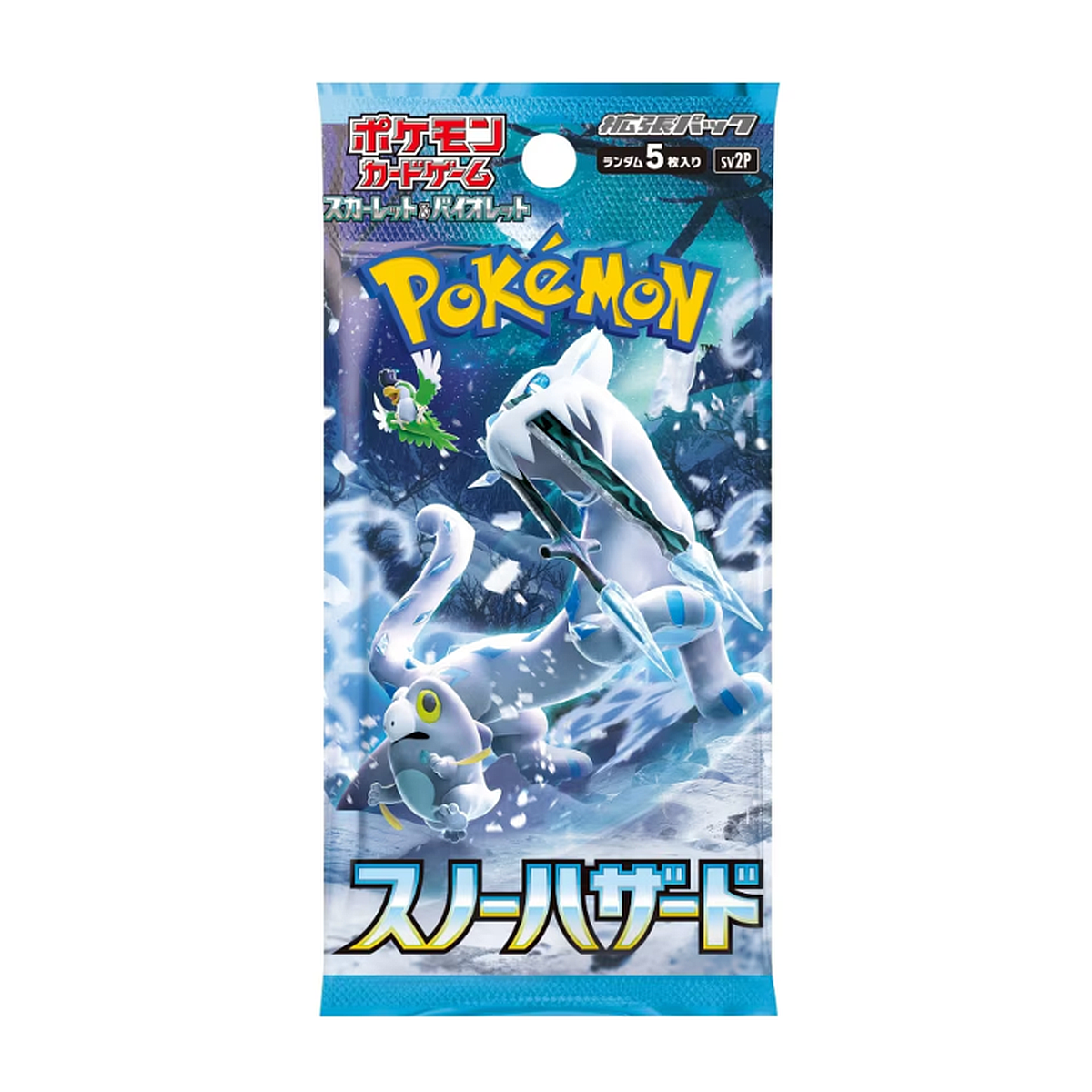 Pachet 5 Cartonase Pokemon Snow Hazard (SV2P, Import Japonia)
