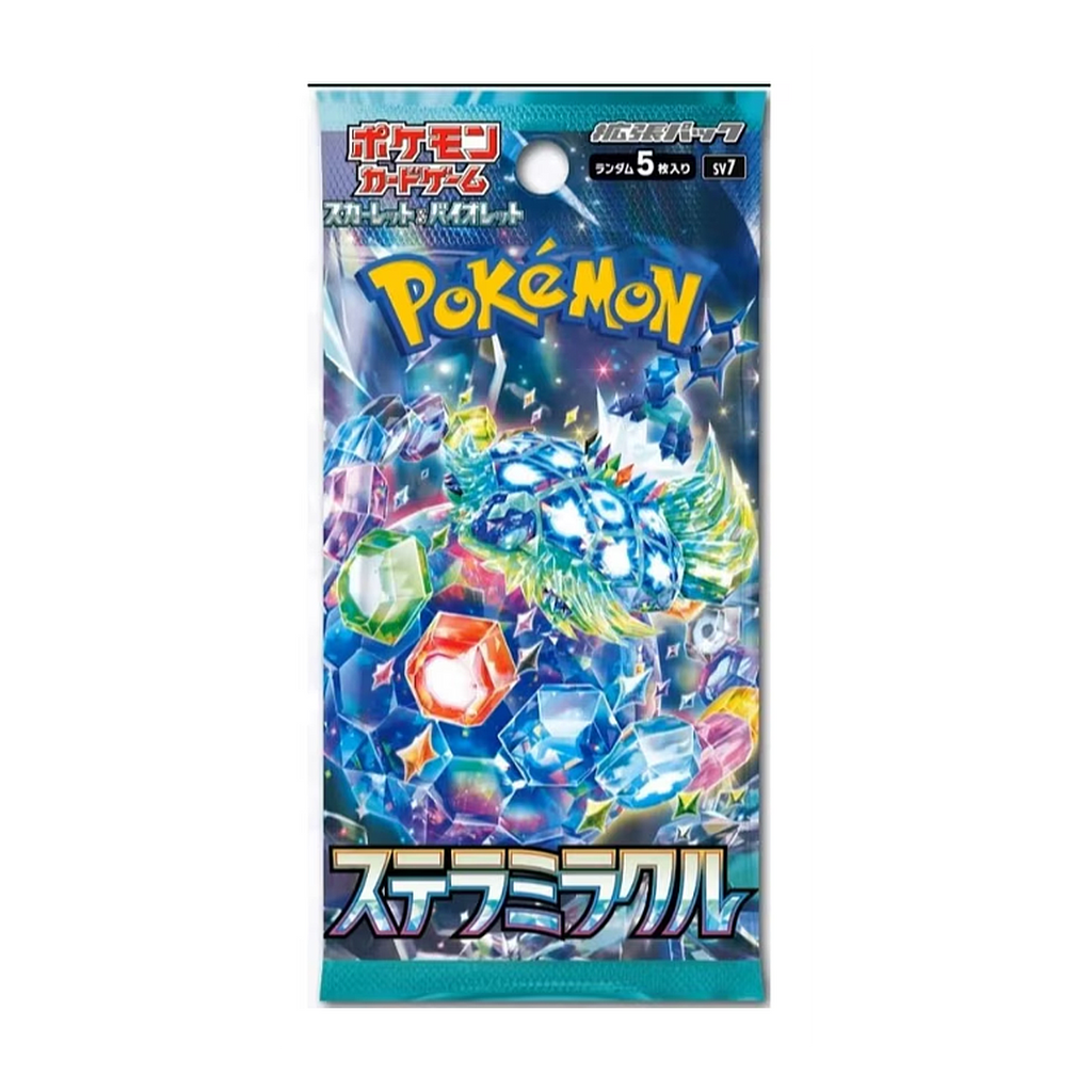 Pachet 5 Cartonase Pokemon Stellar Miracle (SV7, Import Japonia)