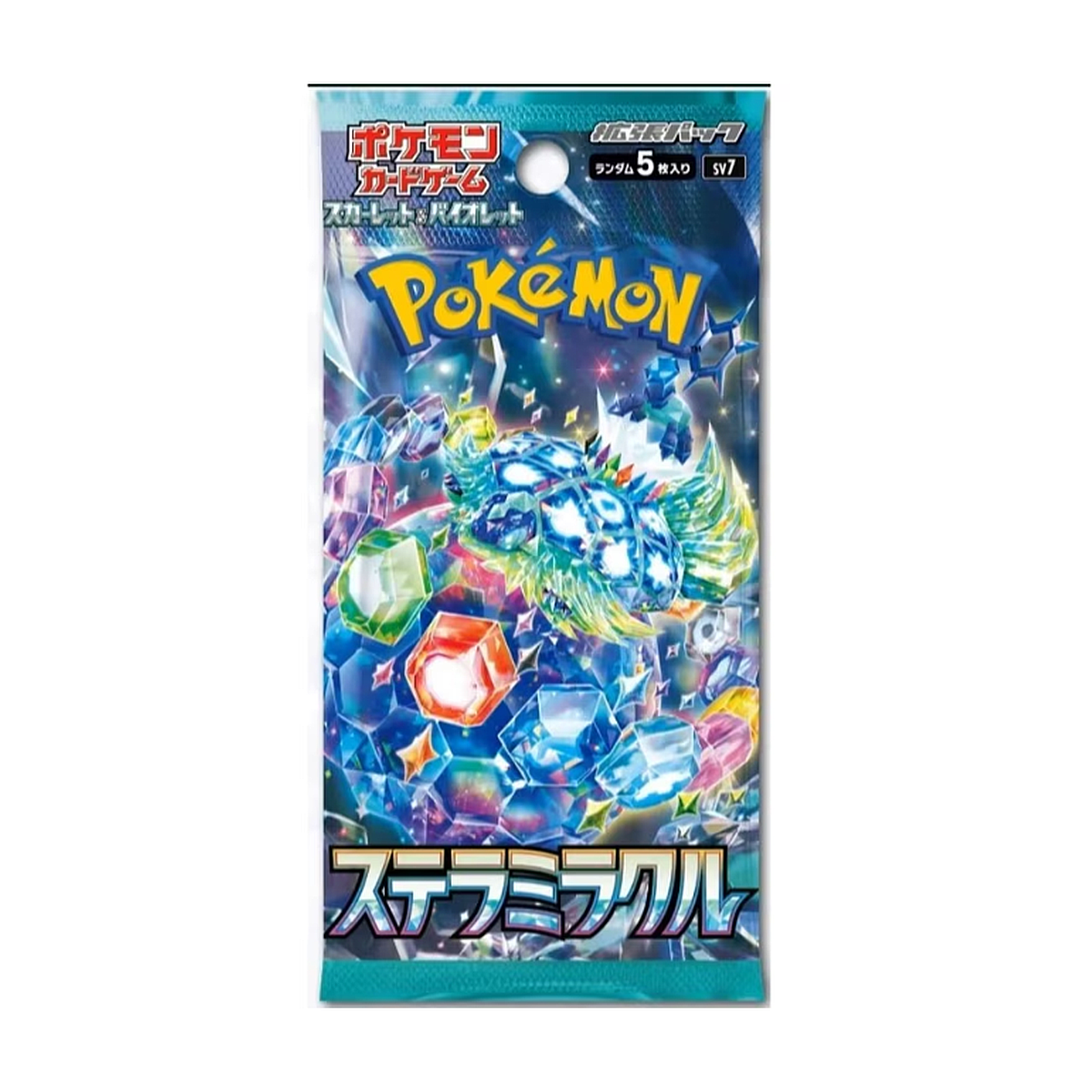Pachet 5 Cartonase Pokemon Stellar Miracle (SV7, Import Japonia)