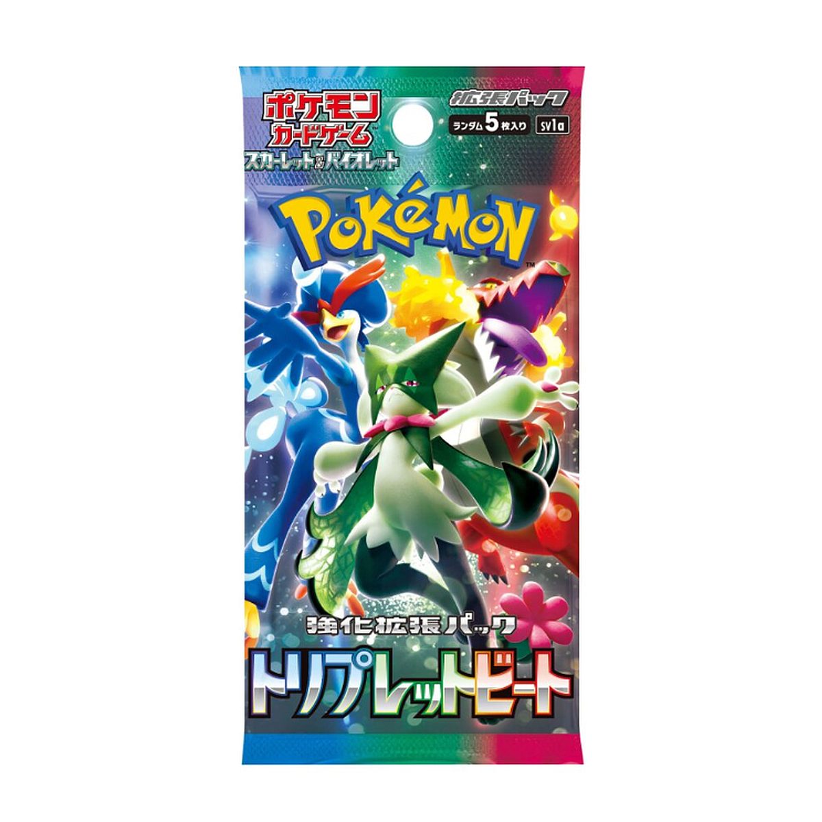 Pachet 5 Cartonase Pokemon Triplet Beat (SV1a, Import Japonia)
