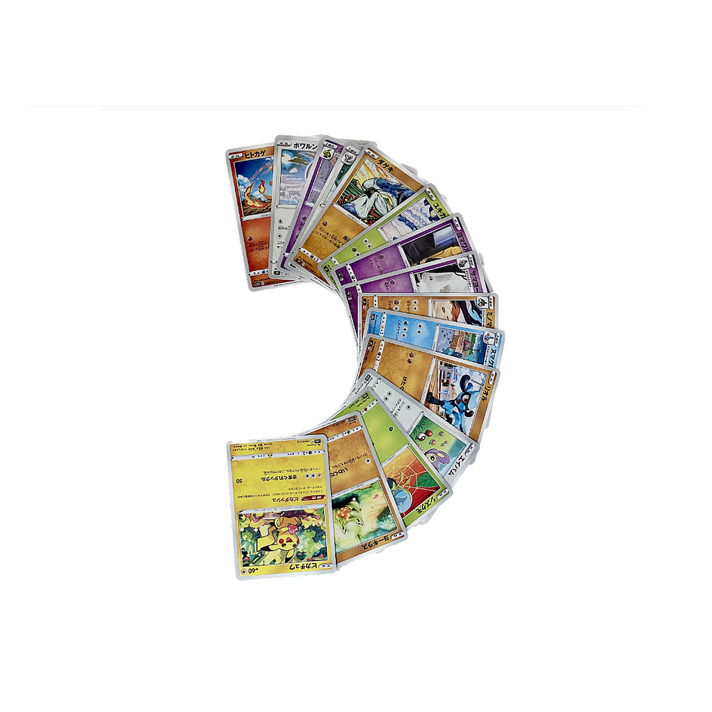 Set 50 Cartonase Pokemon (fara dubluri) — Import Japonia