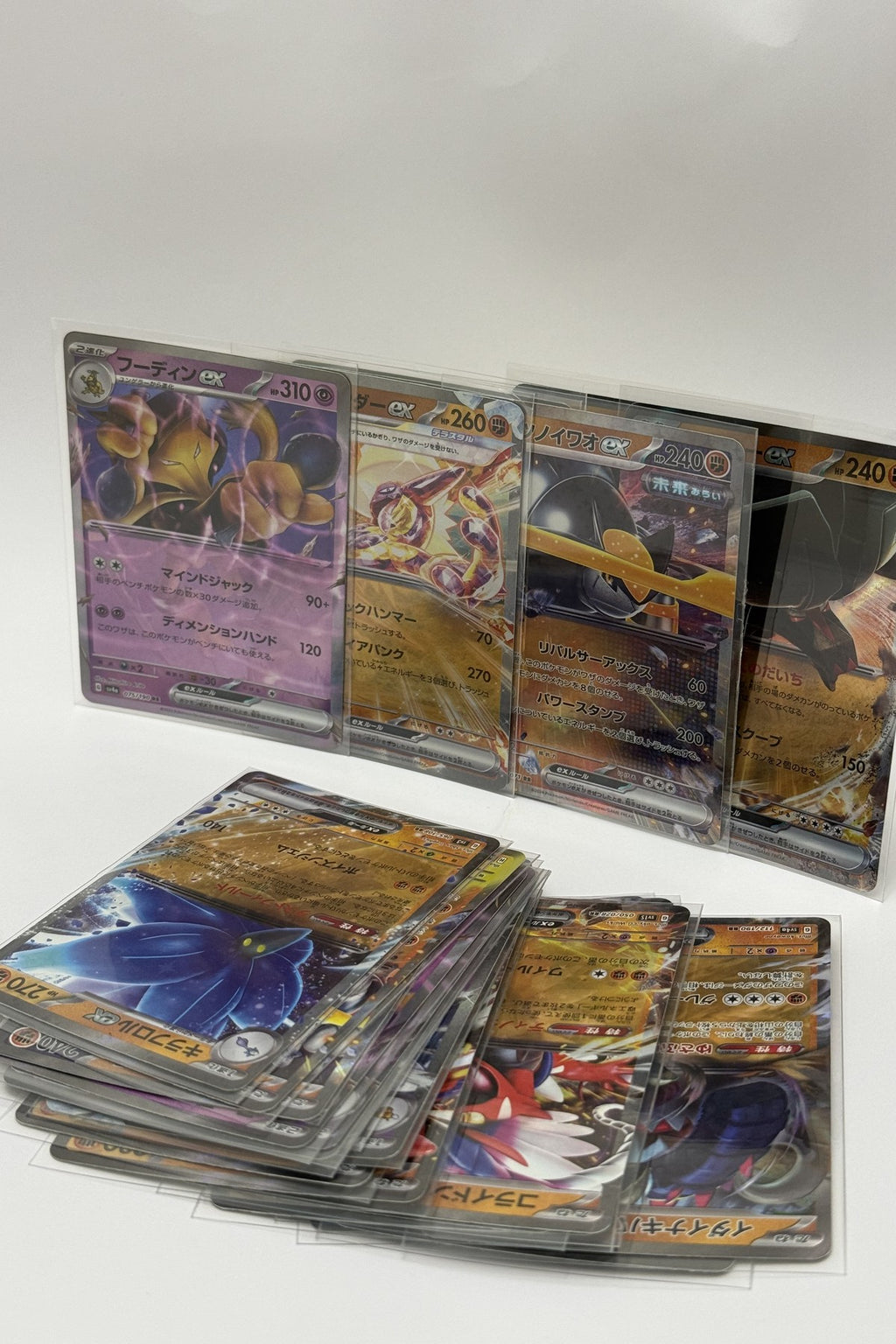 Set 5 carti Pokemon ex (RR, Double Rare) originale japoneze, Hidden Card Lab