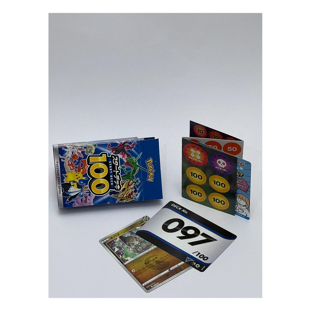 Start Deck 100 Pokemon (Import Japonia) – 60 cartonase preconstruit