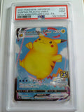 Cartonas PSA 9 Mint - Surfing Pikachu VMAX 022/028 (RRR) 25th Anniversary Collection (2021, Import Japonia)